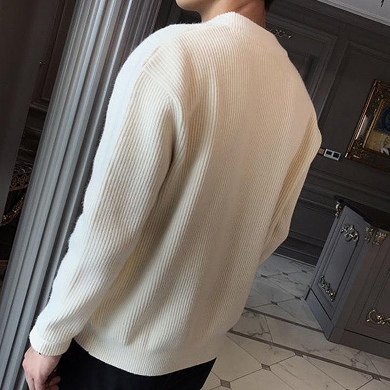 Claudio Cable Knit Quarter-Zip | VINTAGE LONDON™