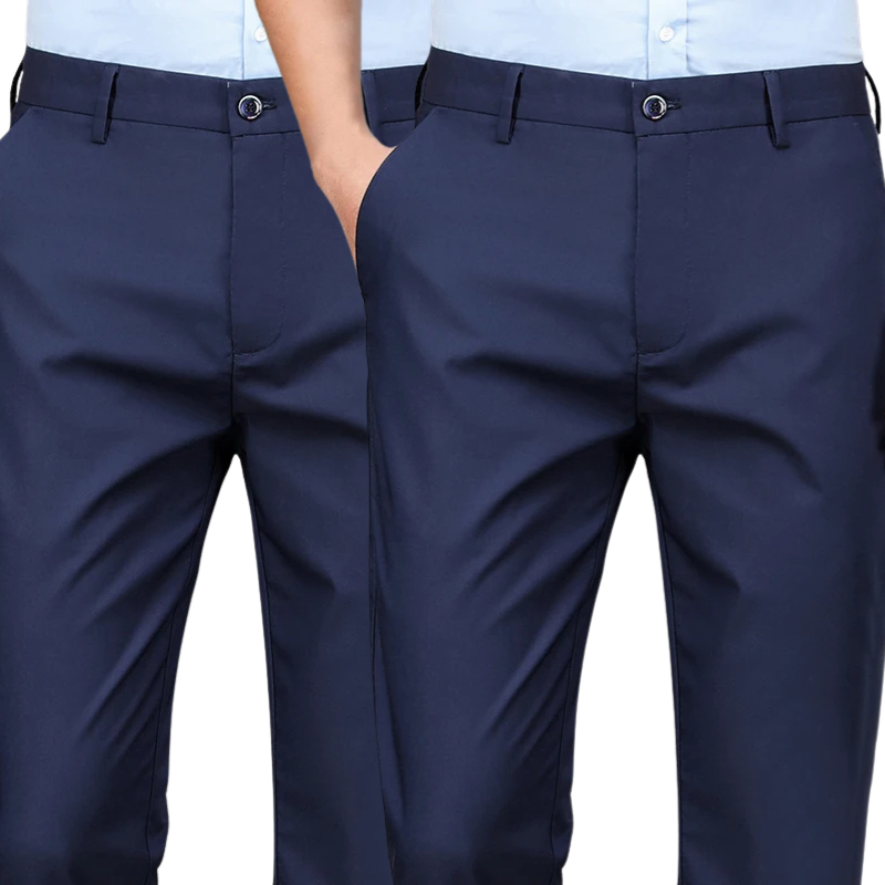 BUY 1 GET 2 FREE | Classic Gentleman's Suit Pants + Free Leather Belt