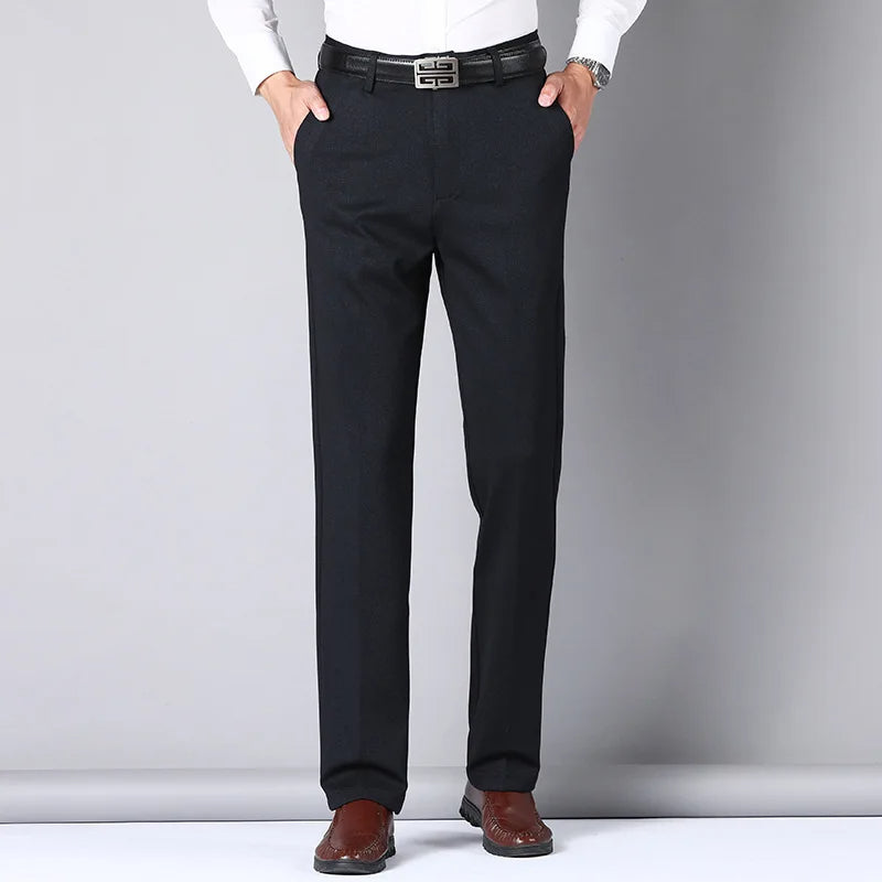 BUY 1 GET 2 FREE | Classic Gentleman's Suit Pants + Free Leather Belt