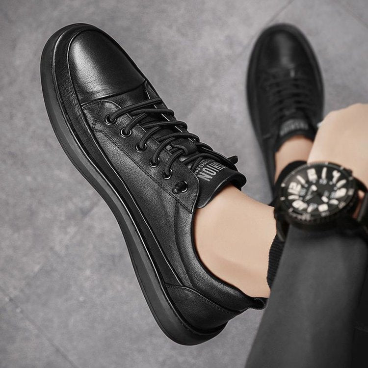 Chaussures décontractées en cuir véritable | VINTAGE LONDON™