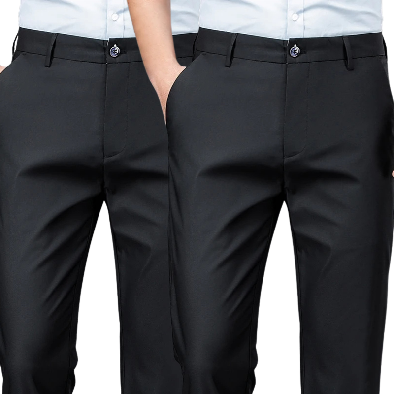 BUY 1 GET 2 FREE | Classic Gentleman's Suit Pants + Free Leather Belt