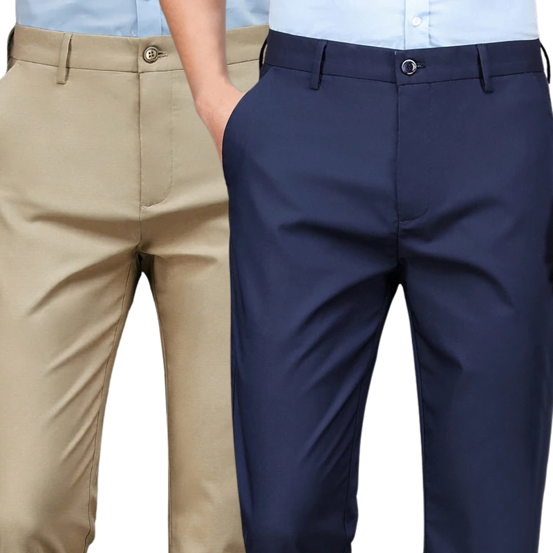 BUY 1 GET 2 FREE | Classic Gentleman's Suit Pants + Free Leather Belt