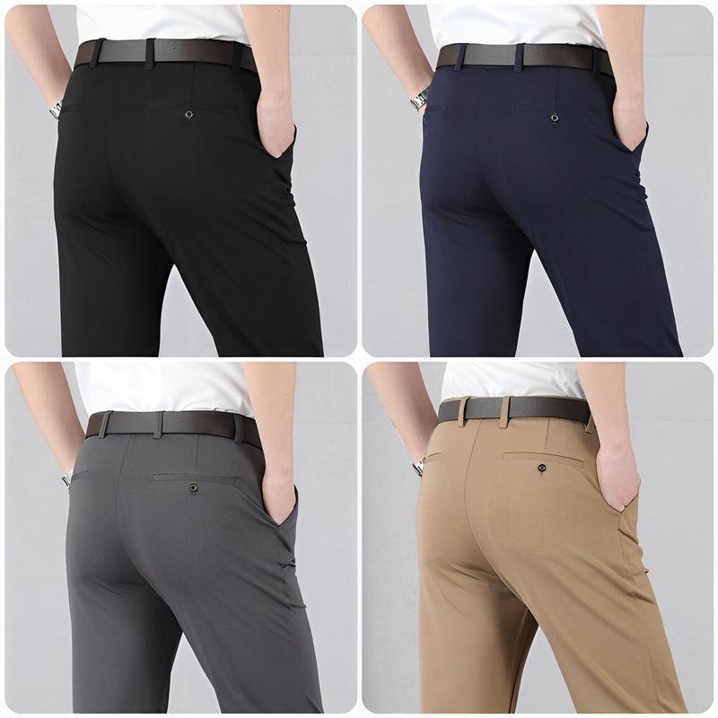 BUY 1 GET 2 FREE | Classic Gentleman's Suit Pants + Free Leather Belt