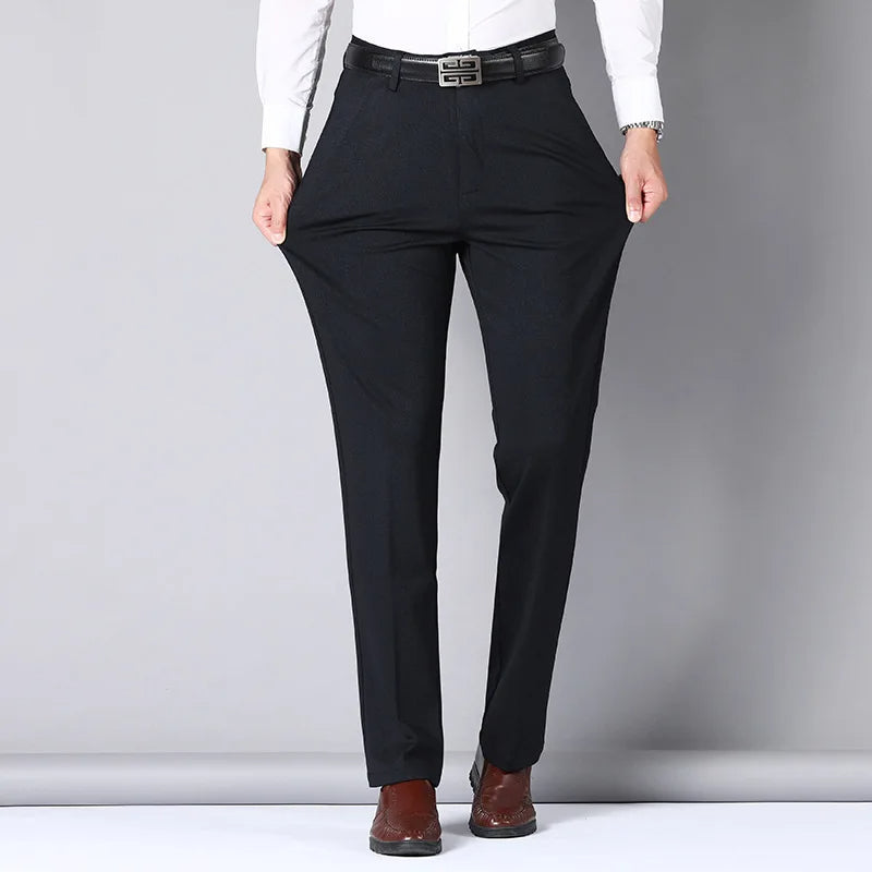 BUY 1 GET 2 FREE | Classic Gentleman's Suit Pants + Free Leather Belt