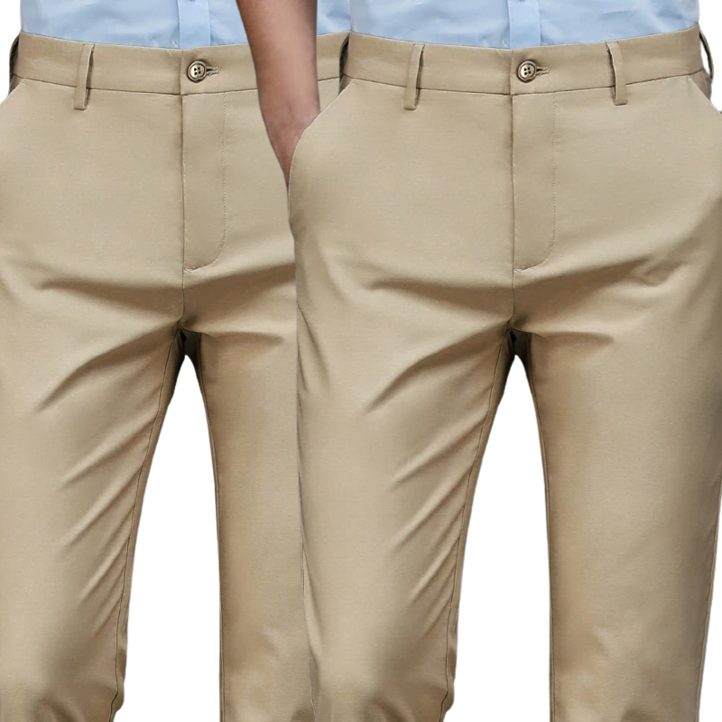 BUY 1 GET 2 FREE | Classic Gentleman's Suit Pants + Free Leather Belt