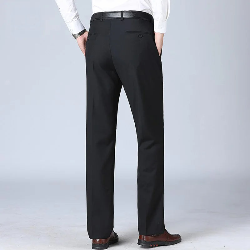 BUY 1 GET 2 FREE | Classic Gentleman's Suit Pants + Free Leather Belt