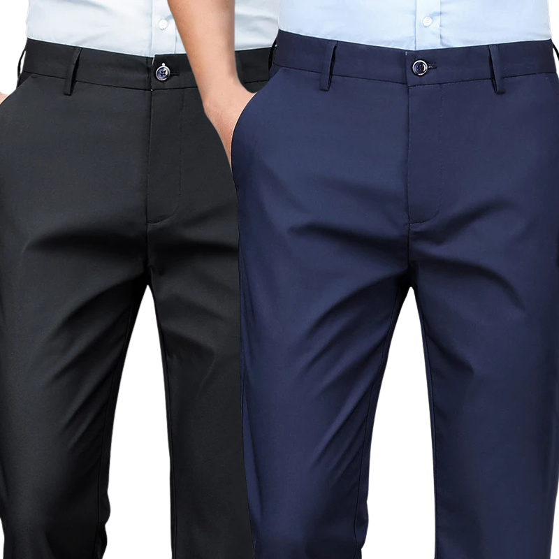 BUY 1 GET 2 FREE | Classic Gentleman's Suit Pants + Free Leather Belt