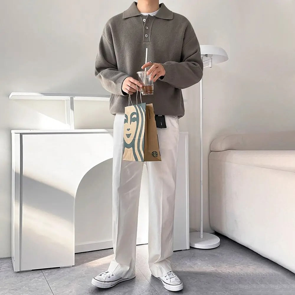 GREY-SWEATER | VINTAGE LONDON™