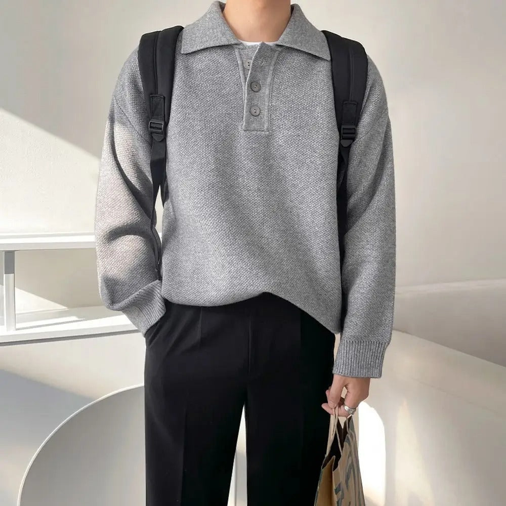 GREY-SWEATER | VINTAGE LONDON™