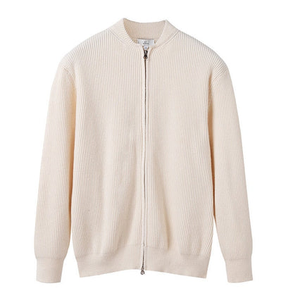 Claudio Cable Knit Quarter-Zip | VINTAGE LONDON™