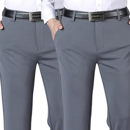 BUY 1 GET 2 FREE | Classic Gentleman's Suit Pants + Free Leather Belt