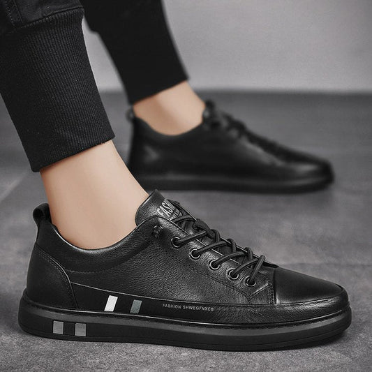 Chaussures décontractées en cuir véritable | VINTAGE LONDON™