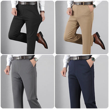 BUY 1 GET 2 FREE | Classic Gentleman's Suit Pants + Free Leather Belt