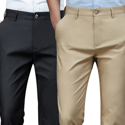 BUY 1 GET 2 FREE | Classic Gentleman's Suit Pants + Free Leather Belt
